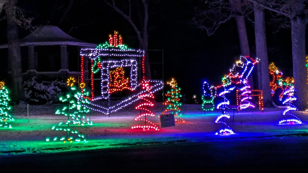 the lights display at crossroads inc. in muscatine