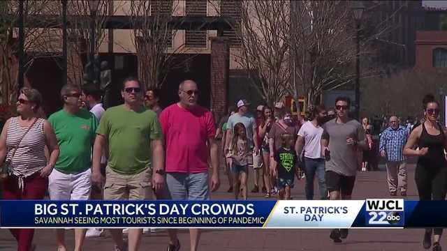 Savannah St. Patrick's Day 2021: Big crowds but no parade, businesses see uptick despite pandemic - Vimarsana News