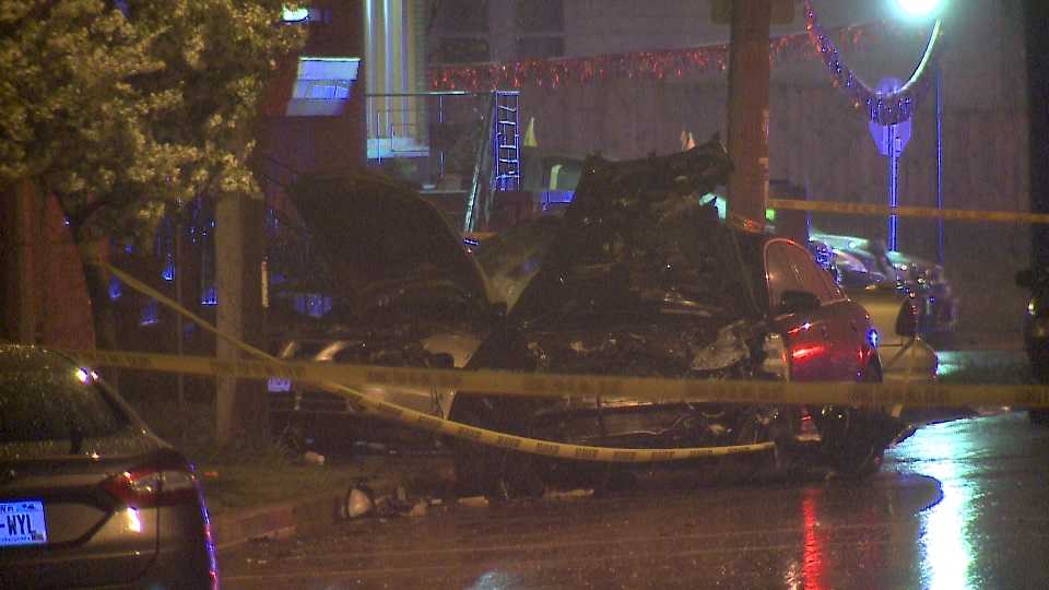 One killed in fiery crash on Milwaukee's south side
