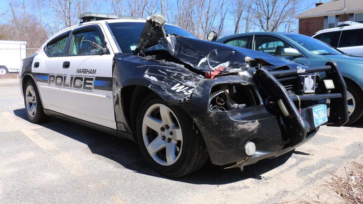 Drunken driver crashes into police cruiser, officials say