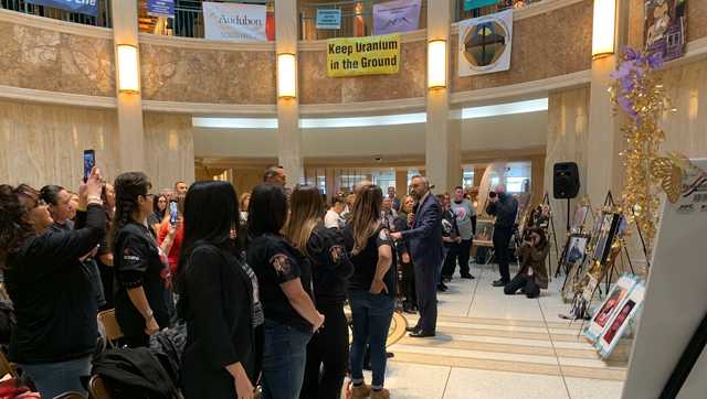 Advocates rally at New Mexico Capitol for bills against gun violence - Vimarsana News