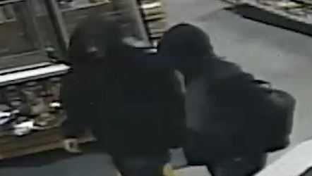 Two robbers caught on camera
