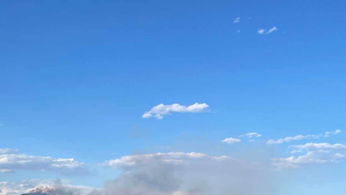 Cuervito Fire Burning Near Pecos