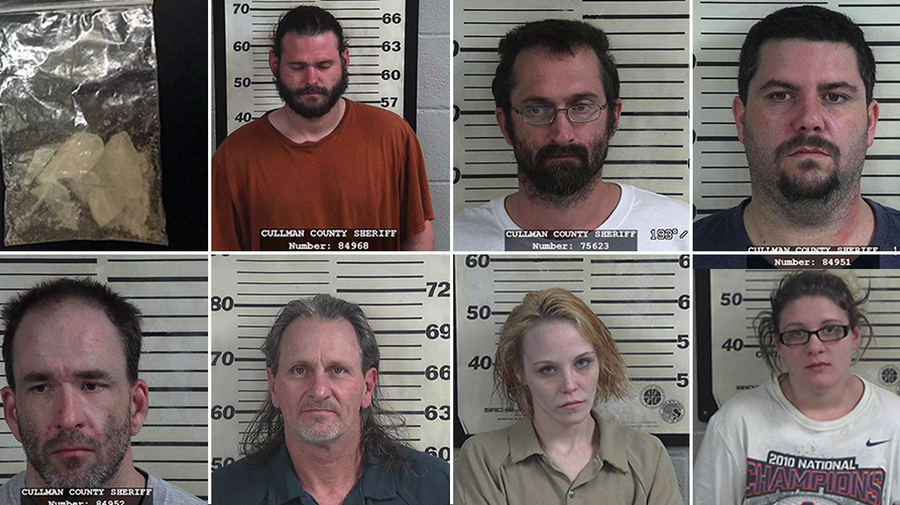 7 arrested on drug charges in Cullman County