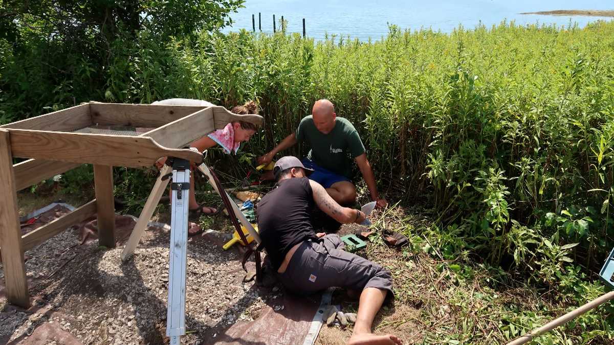 Excavations along the Maine coast are revealing new details