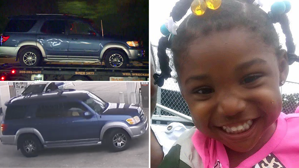 Amber Alert expanded for 3yearold girl last seen at birthday party in