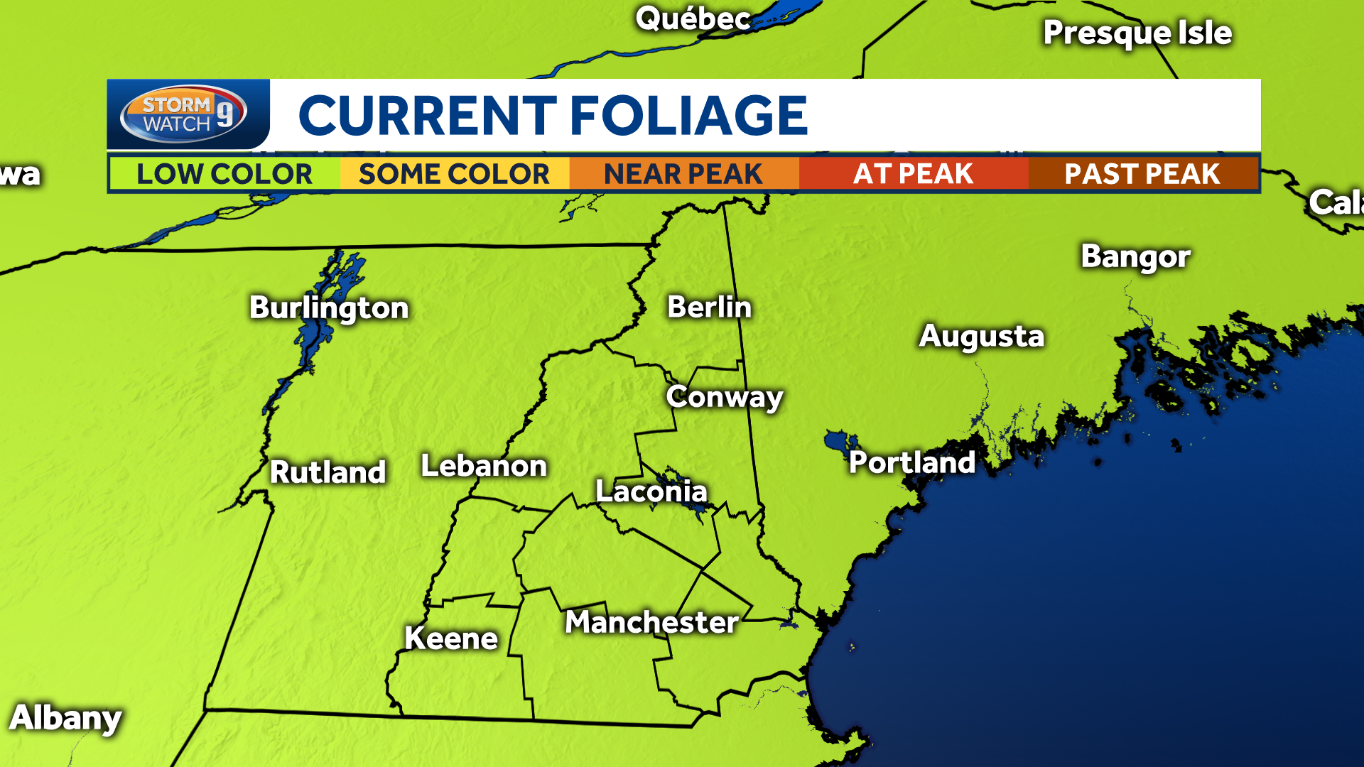 White Mountains Foliage Report Peak Fall Foliage Only A Few Weeks Away In New Hampshire