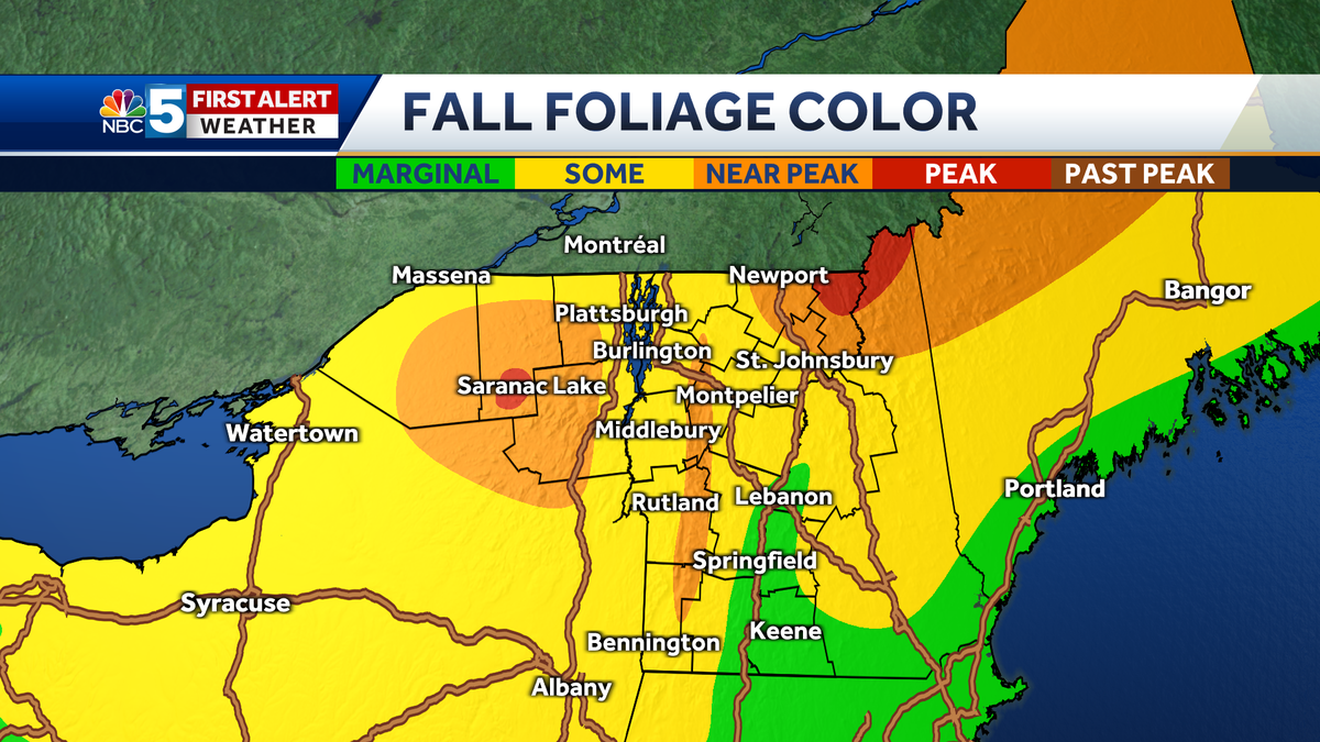 Vermont foliage report Peak colors popping up quickly as fall begins