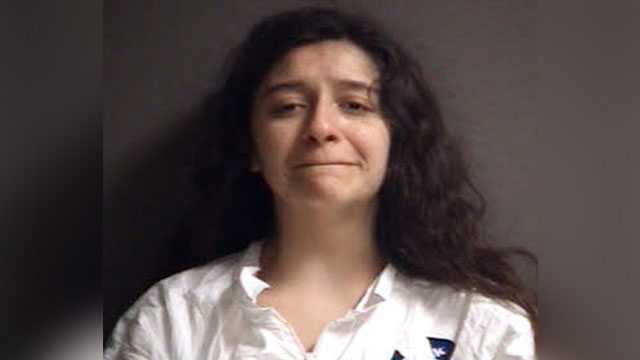 This photo provided by Radford City Police Department shows Luisa Ines Tudela Harris Cutting. Cutting, a Virginia college student is accused of stabbing a fellow student to death. She was arrested and charged Thursday, Jan. 24, 2019 with second-degree murder. She's set to appear in court Friday.