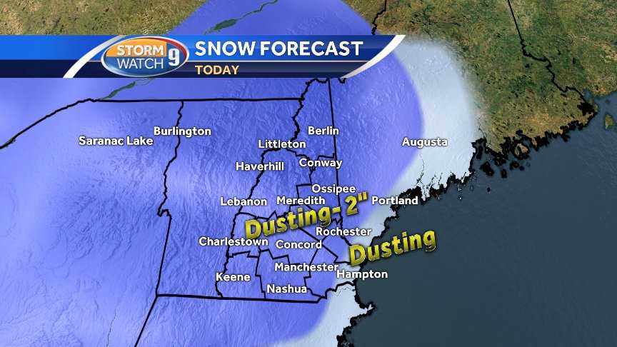 Snow leads to slippery Monday morning commute