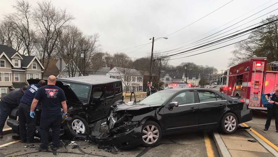 Two high school students ejected from car after collision in Quincy