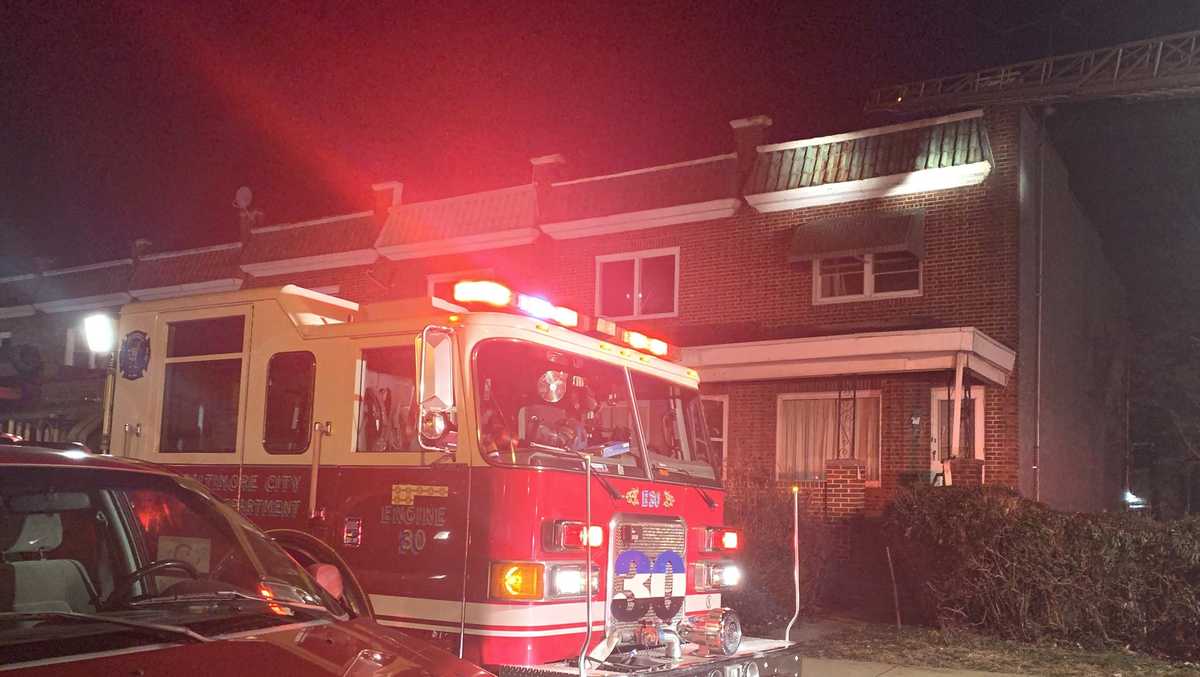 Woman found dead after rowhome fire in southwest Baltimore