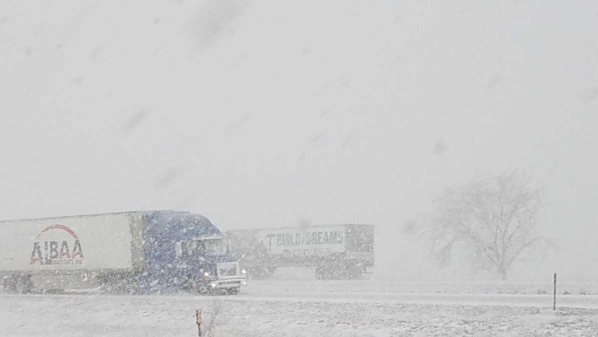 Snow hitting northwest Nebraska