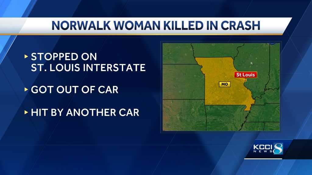 Police: Norwalk woman killed in St. Louis crash
