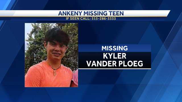 Ankeny Iowa police say 15-year-old boy missing - Vimarsana News