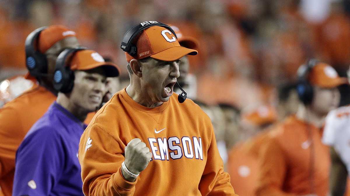 CLEMSON VS ALABAMA CHAMPIONSHIP 2019 visual data 5