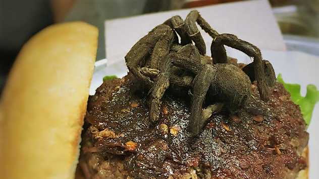 Tarantula topped burgers being served at North Carolina restaurant