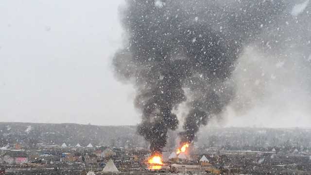 Native American groups take oil pipeline protests to White House