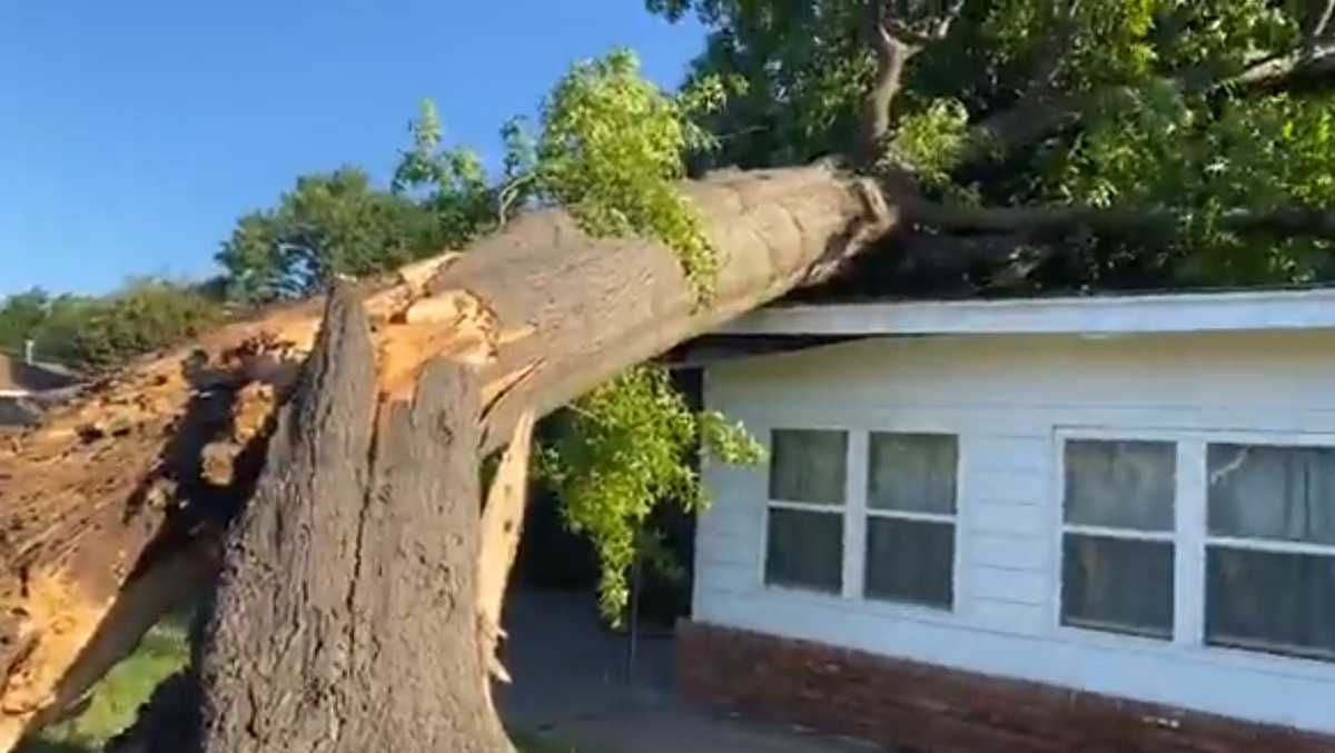 Overnight storms bring high winds, cause damage, power outage in Oklahoma