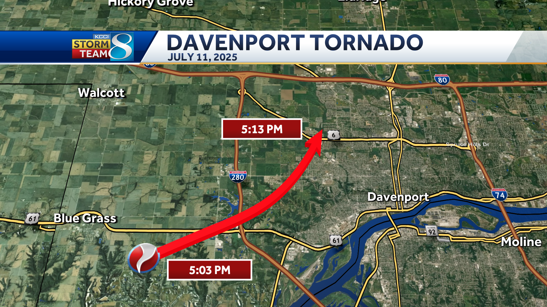 At least 2 tornadoes confirmed in Iowa from Friday's storms - KCCI