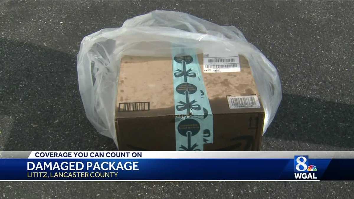 Couple questions delivery of package damaged by smelly, oily substance
