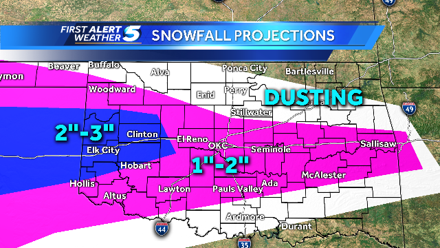 What You Need To Know About Snow Coming Into Oklahoma Overnight