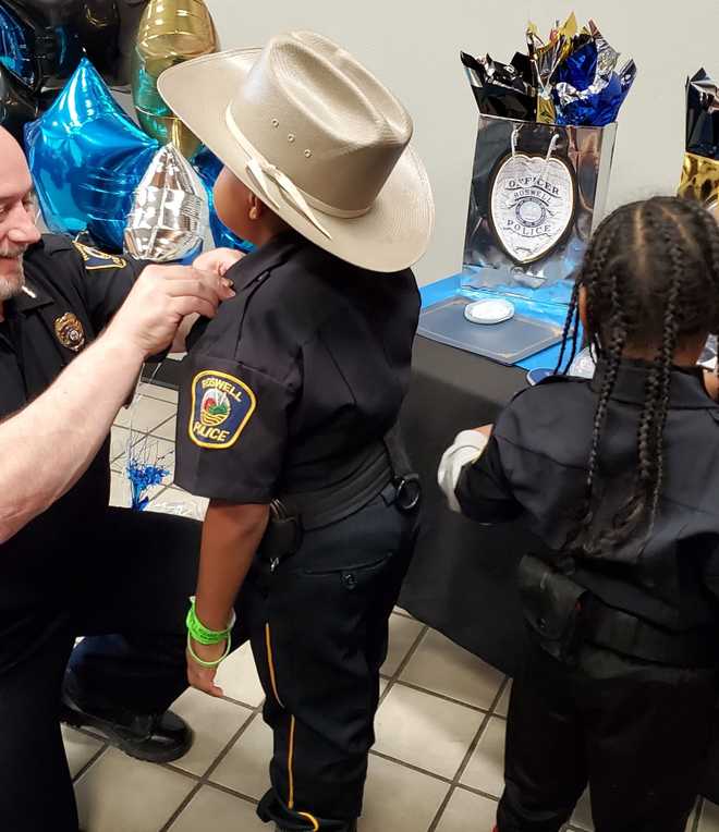 Child Battling Terminal Cancer Sworn In As Honorary Police Officer