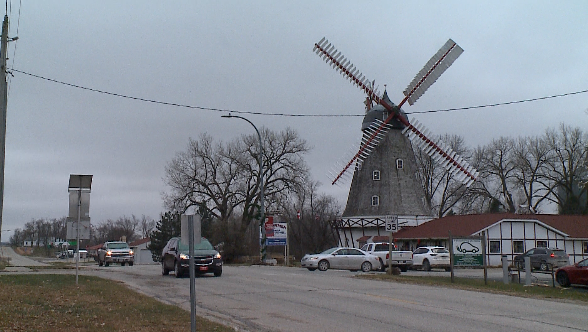 Beer Glass Tall - Elk Horn, IA - Danish Windmill