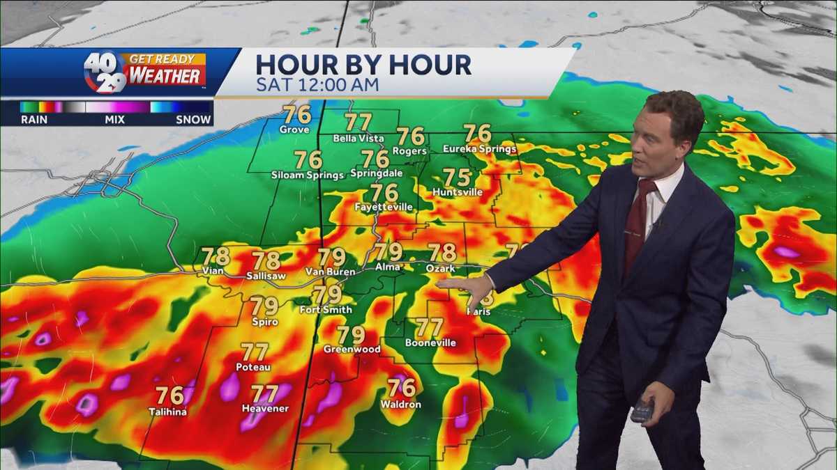 Strong to severe storms possible tonight