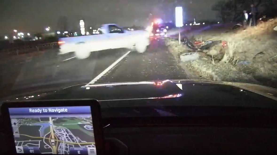 Dashcam Video Shows Truck Crashing Flipping Over On I 70 In Kansas City