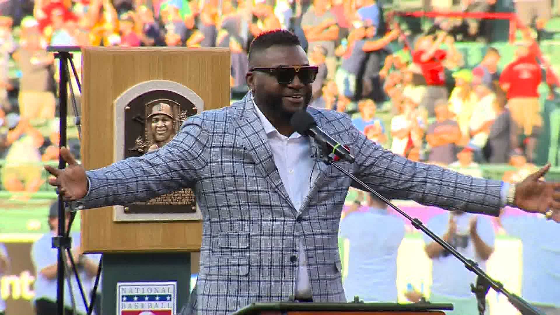 David Ortiz back in Boston as Hall of Fame celebration continues