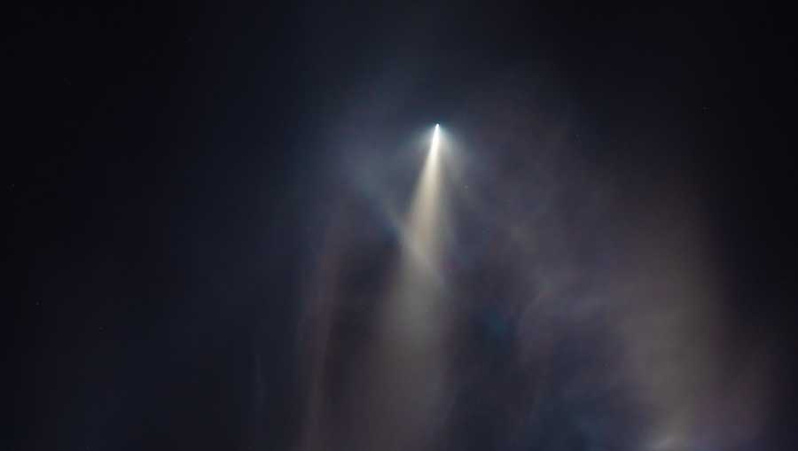 SpaceX seen from Santa Cruz