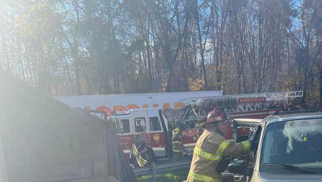 NC crash involving 5 vehicles, dumptruck, shuts down US-52 - Vimarsana News