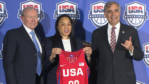 Dawn Staley officially introduced as coach of US national women's hoops team