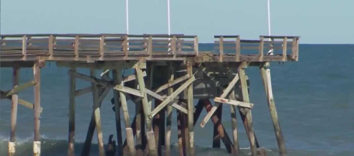 Crews Repair Daytona Beach Pier After Extensive Hurricane Damage