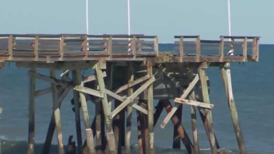 Crews repair Daytona Beach pier after extensive hurricane damage