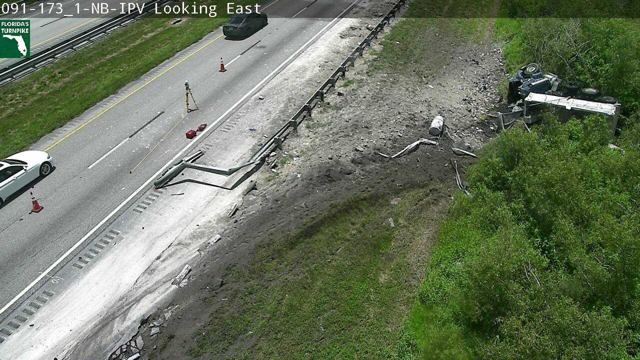 Dump Truck Driver Dead After Accident N/B On The Florida Turnpike In ...