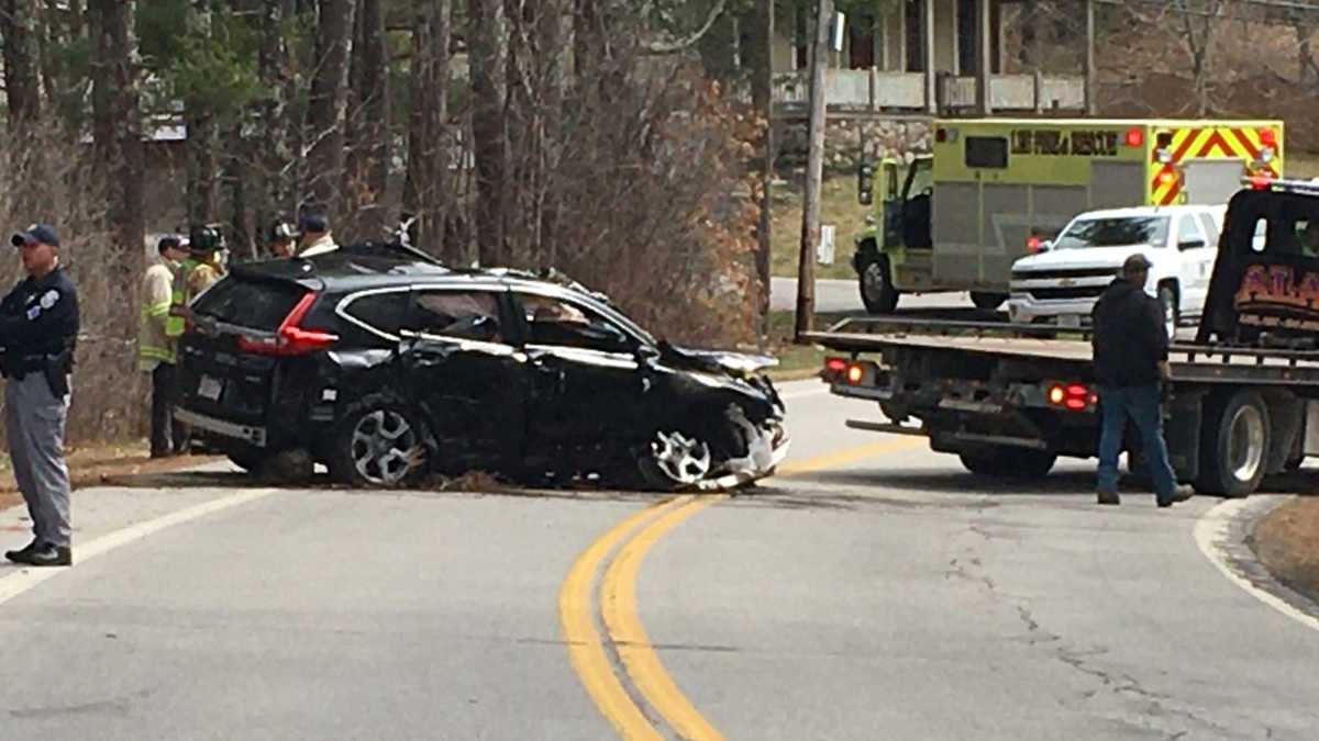 Mass. man dies after crashing into trees, pond in New Hampshire