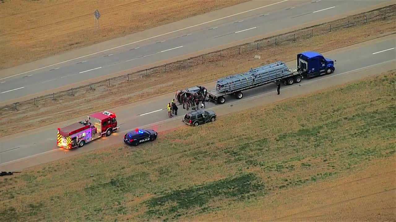 Person Dies After Crash On I-40 In Canadian County, Officials Say