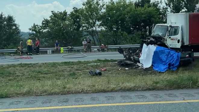 A truck and a car were involved in a fatal accident on Route 30 in Lancaster County Tuesday morning.