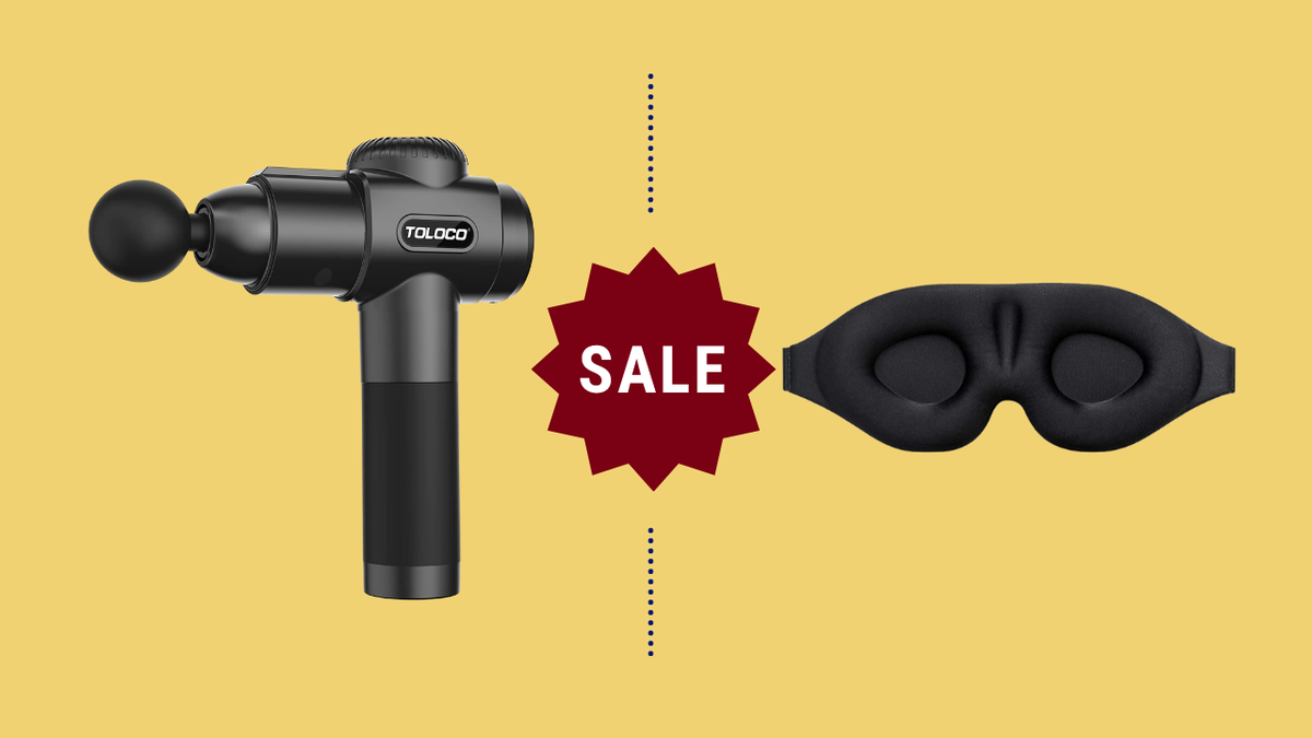 Massage gun sale on Amazon COVID19 rapid test on a discount