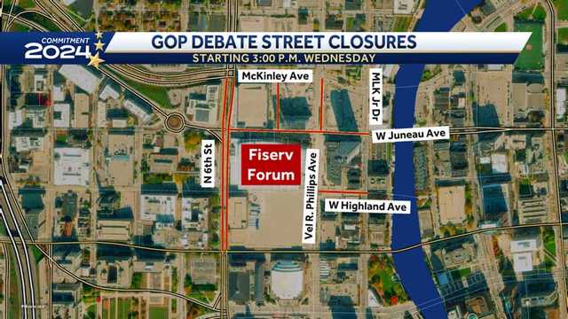 City announces road closures for GOP debate at Fiserv Forum - Vimarsana News