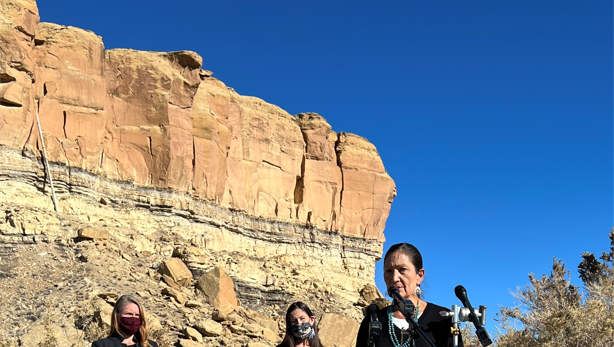 Interior Secretary visits Chaco Canyon, announces oil and gas ban