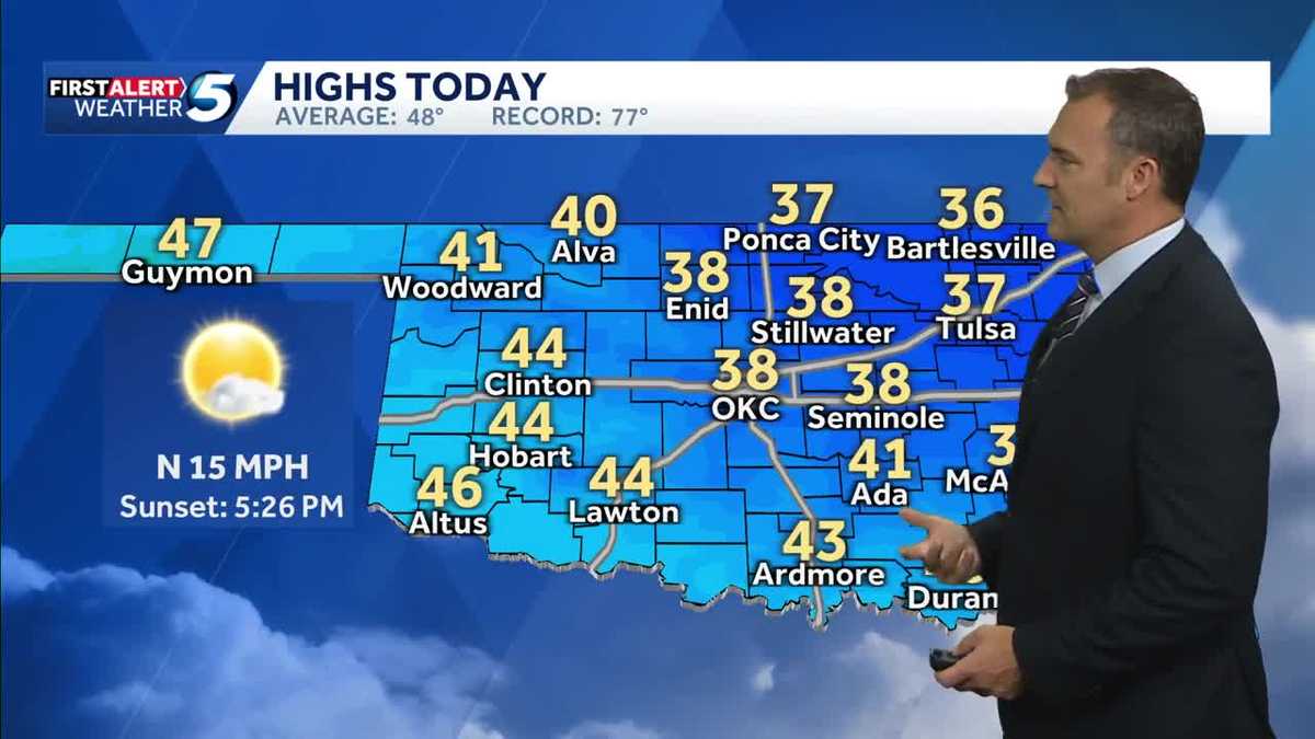 FORECAST: Frigid temperatures linger after cold front hit Oklahoma