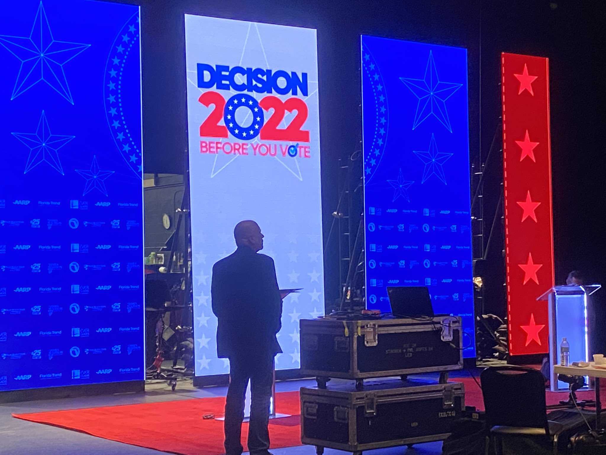 Stage Is Set For The 2022 Florida US Senate Debate At Duncan Theater At ...