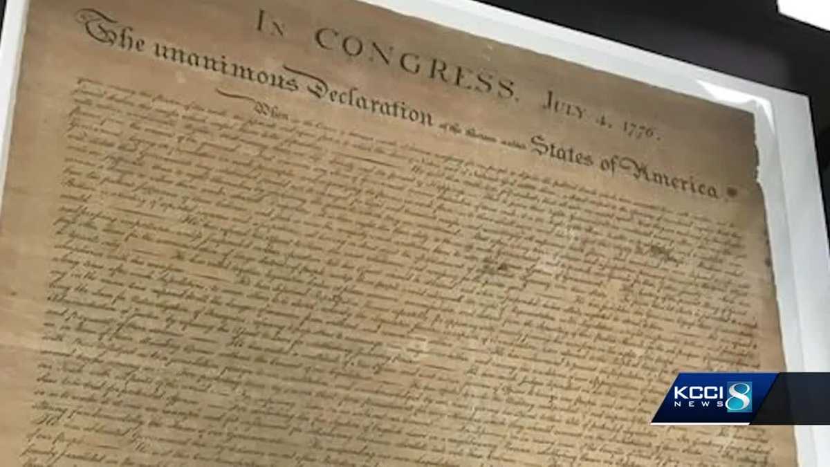 Rare print of Declaration of Independence coming to Altoona