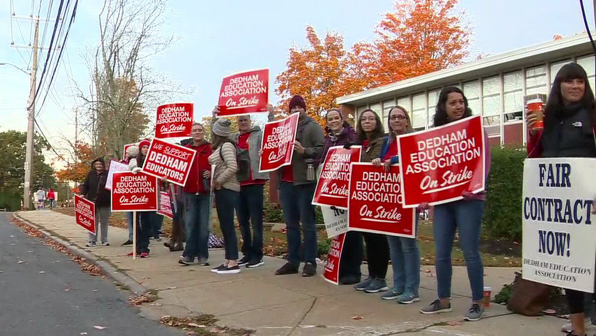 Dedham schools closed Friday after teachers vote to strike