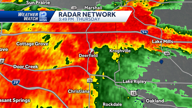 National Weather Service confirms tornado in Deerfield, Wis.