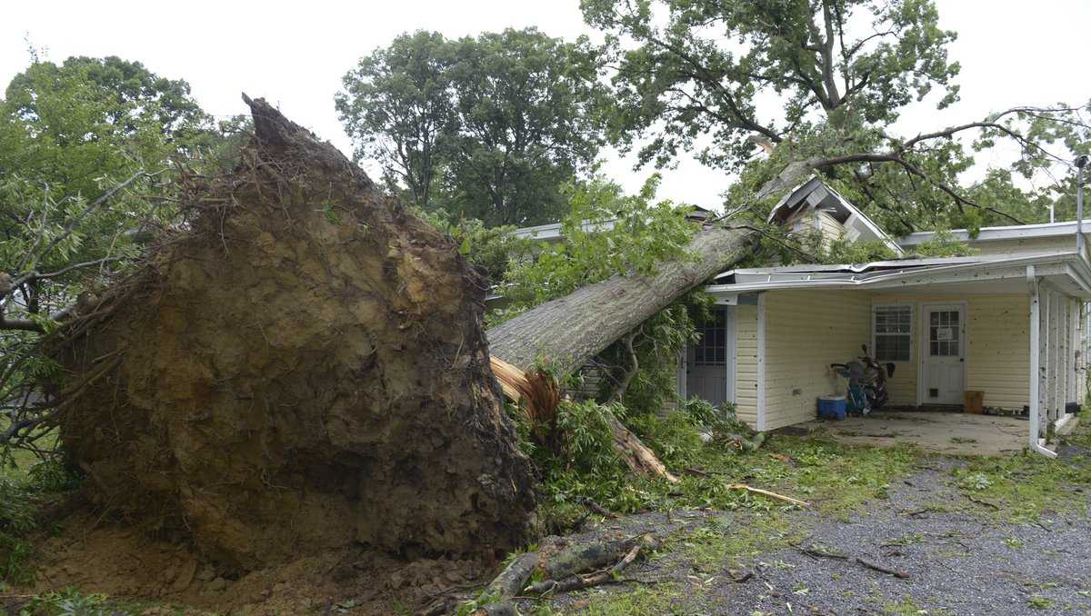 Photos: Damage Extensive After Tornado Touches Down In Queen Anne's County