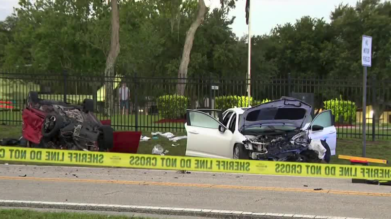 Deltona crash: 6 hospitalized after head-on collision